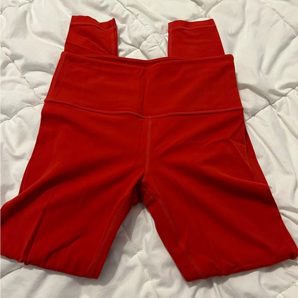 Red Athleta leggings - Picture 1 of 6